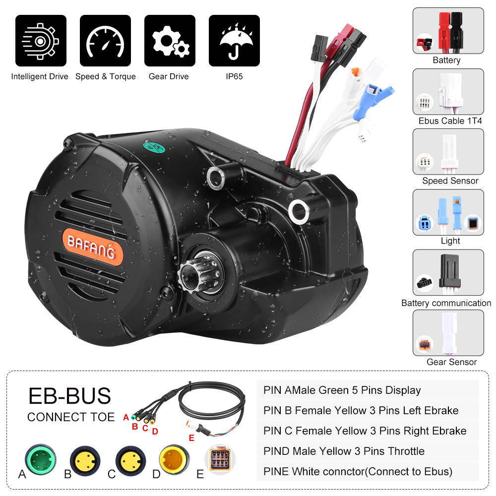 Bafang M620 G510 1000W Mid Dri - огляд і ціна Mid Drive Motor Kit 52V 1000W