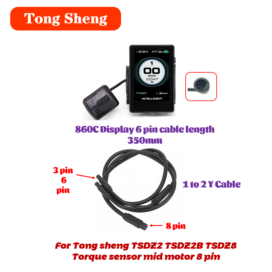 Tongsheng TSDZ2 TSDZ2B Throttl - огляд і ціна Tongsheng Tsdz2B Mid Drive Motor