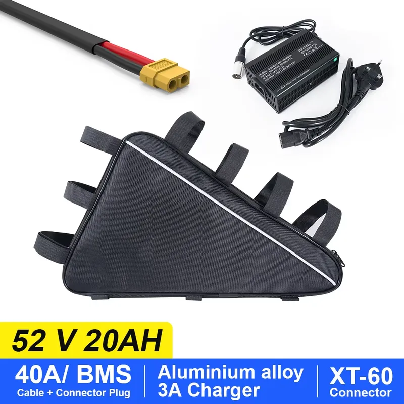 2026 US Triangle Lithium Elect - огляд і ціна Ebike Battery 52V 20Ah Triangle Pack