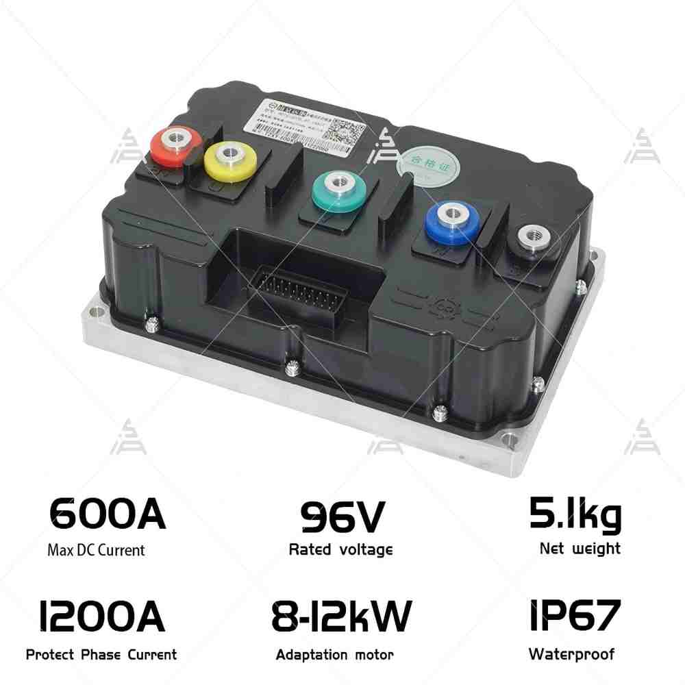ND961200 Fardriver 96V 600A 12 - огляд і ціна Programmable Bldc Motor Controller 96V