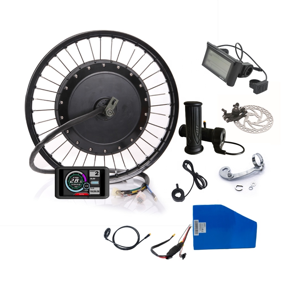 Big Torque Electric Bicycle Bi - огляд і ціна 72V 5000W Hub Motor Kit