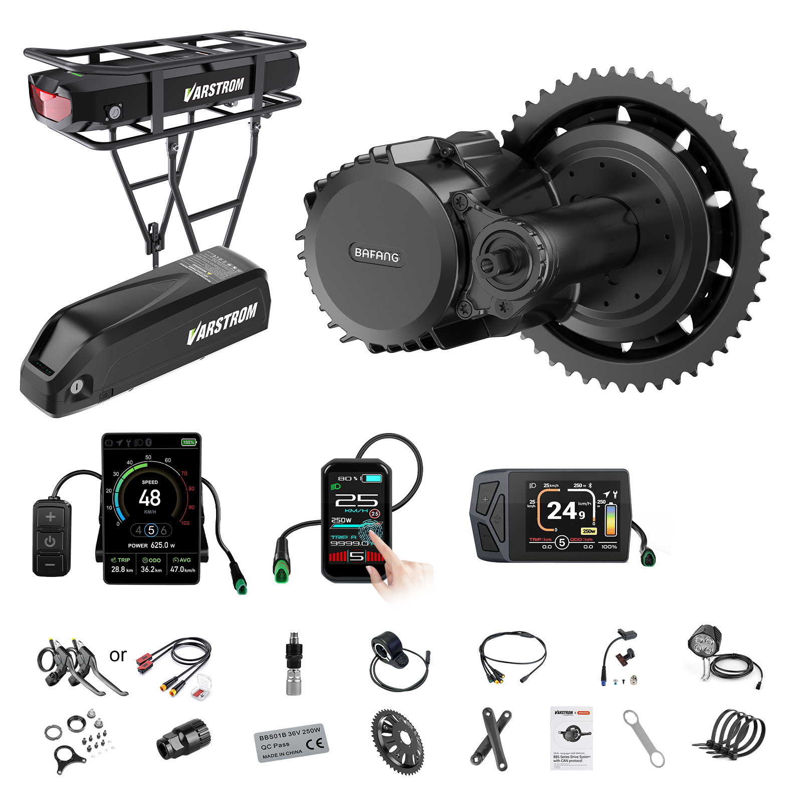 [US Shipping] Bafang Motor 750 - огляд і ціна Bafang Bbs02B 48V 750W Mid Drive Kit
