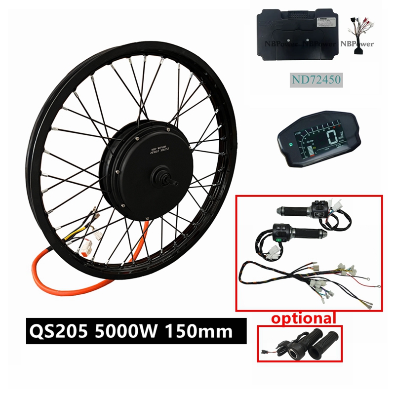 NBpower/QS205 V3 72v 5000W Ebi - огляд і ціна Ebike Conversion Kit 72V 3000W