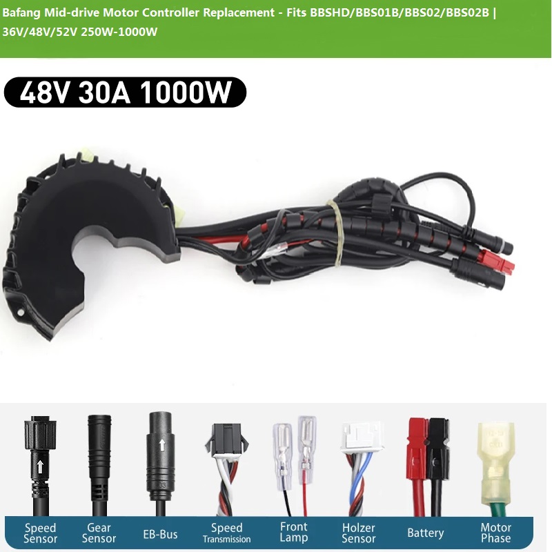 Bafang Mid-drive Motor Control - огляд і ціна Mid Drive Motor Kit 52V 1000W