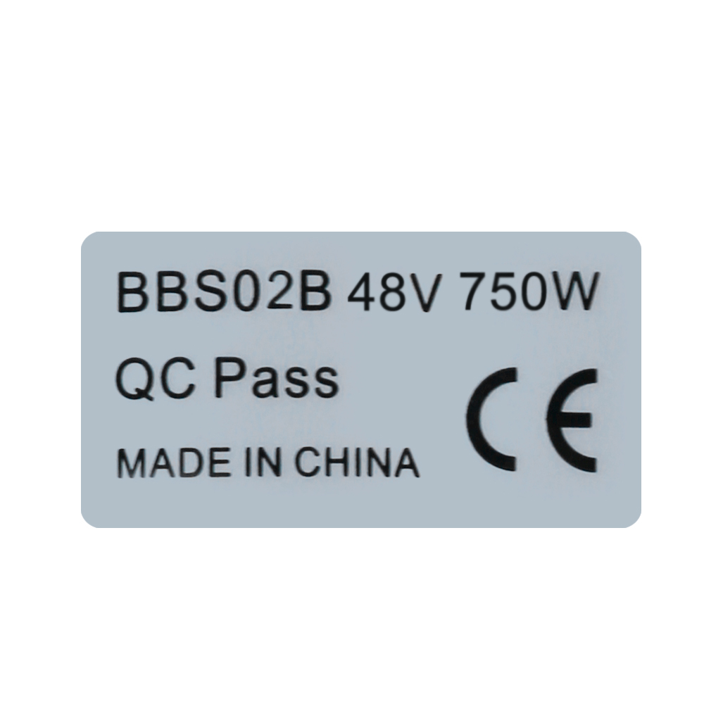 8PCS 36V 250W Sticker 48V 750W - огляд і ціна Bafang Bbs02B 48V 750W Mid Drive Kit