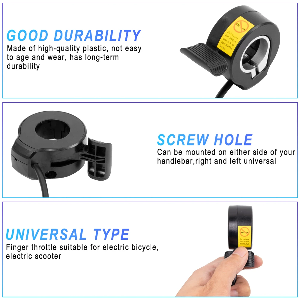 Ebike Thumb Throttle 130X for  - огляд і ціна Bafang Bbshd 1000W Conversion Kit