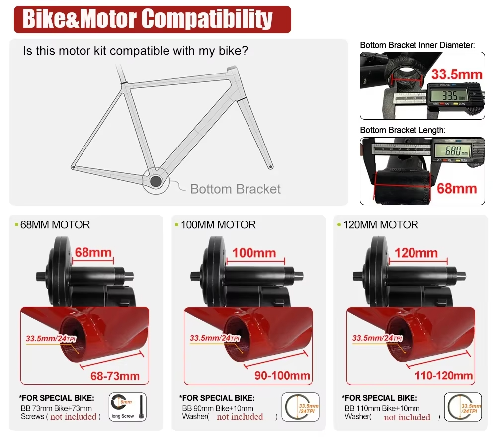 BAFANG 1000W BBSHD Mid Drive M - огляд і ціна Mid Drive Motor Kit 52V 1000W