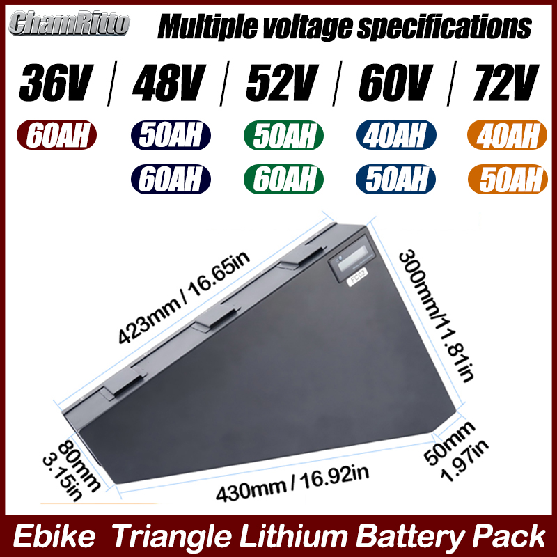 Electric Bicycle 60v72v 3000w  - огляд і ціна Electric Bicycle Battery 72V 30Ah